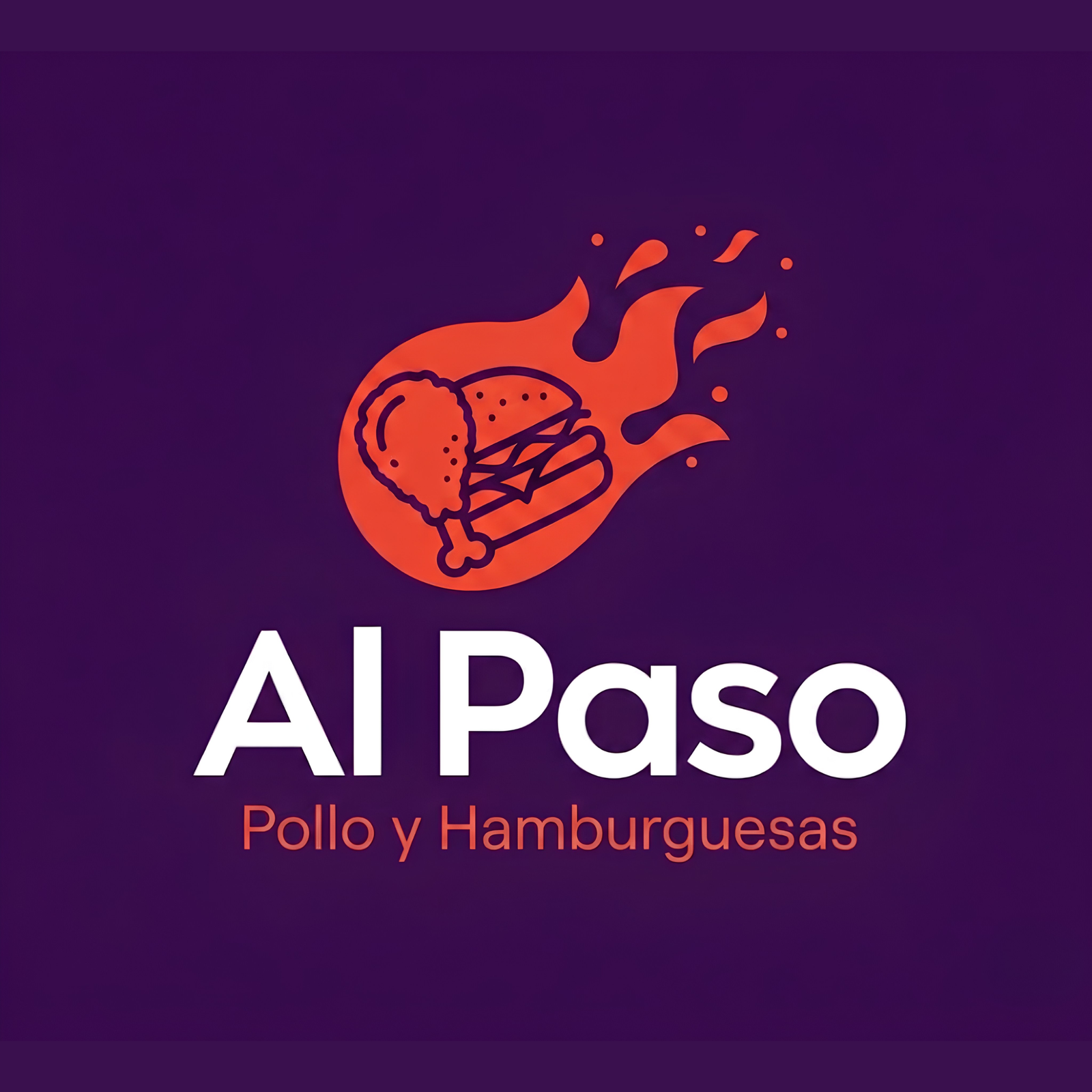 Logo de Al Paso - Broster y Hamburguesas